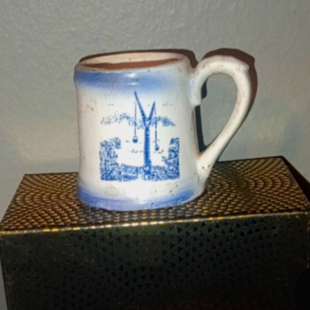 Six flags souvenir mini stein